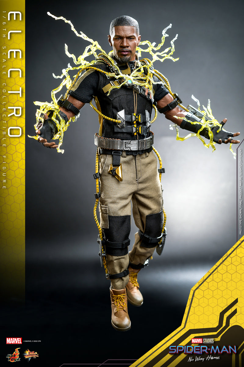 Preventa Figura Electro - Spider-Man: No Way Home marca Hot Toys MMS644 escala 1/6