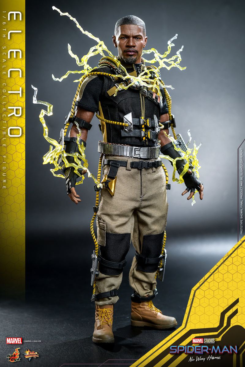 Preventa Figura Electro - Spider-Man: No Way Home marca Hot Toys MMS644 escala 1/6