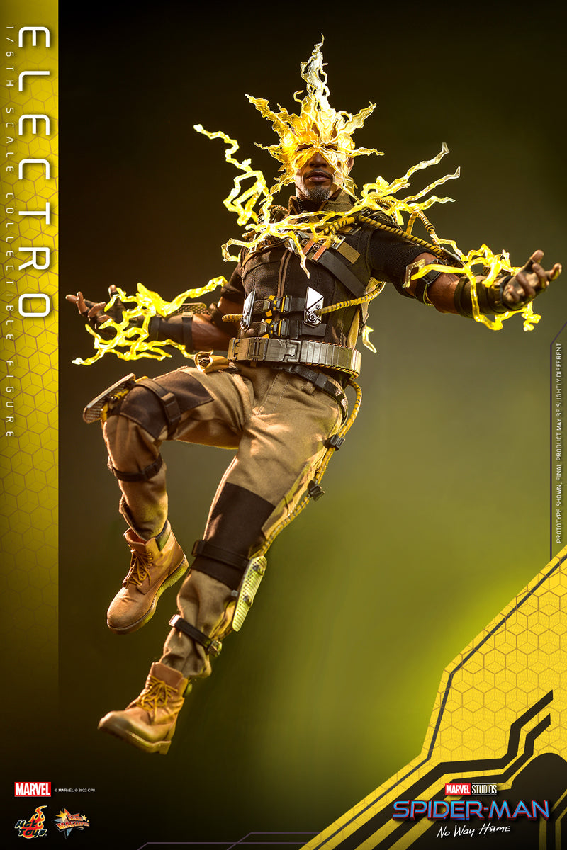 Preventa Figura Electro - Spider-Man: No Way Home marca Hot Toys MMS644 escala 1/6
