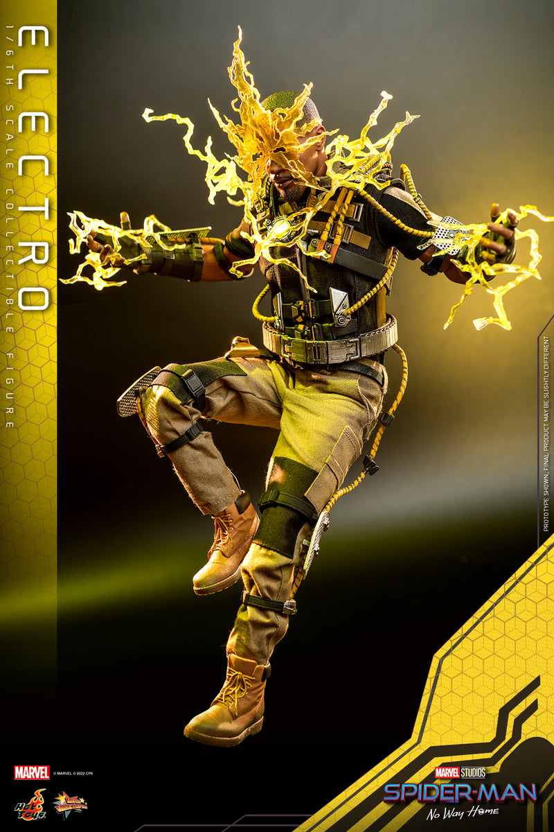 Preventa Figura Electro - Spider-Man: No Way Home marca Hot Toys MMS644 escala 1/6