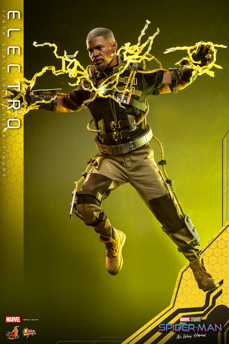 Preventa Figura Electro - Spider-Man: No Way Home marca Hot Toys MMS644 escala 1/6