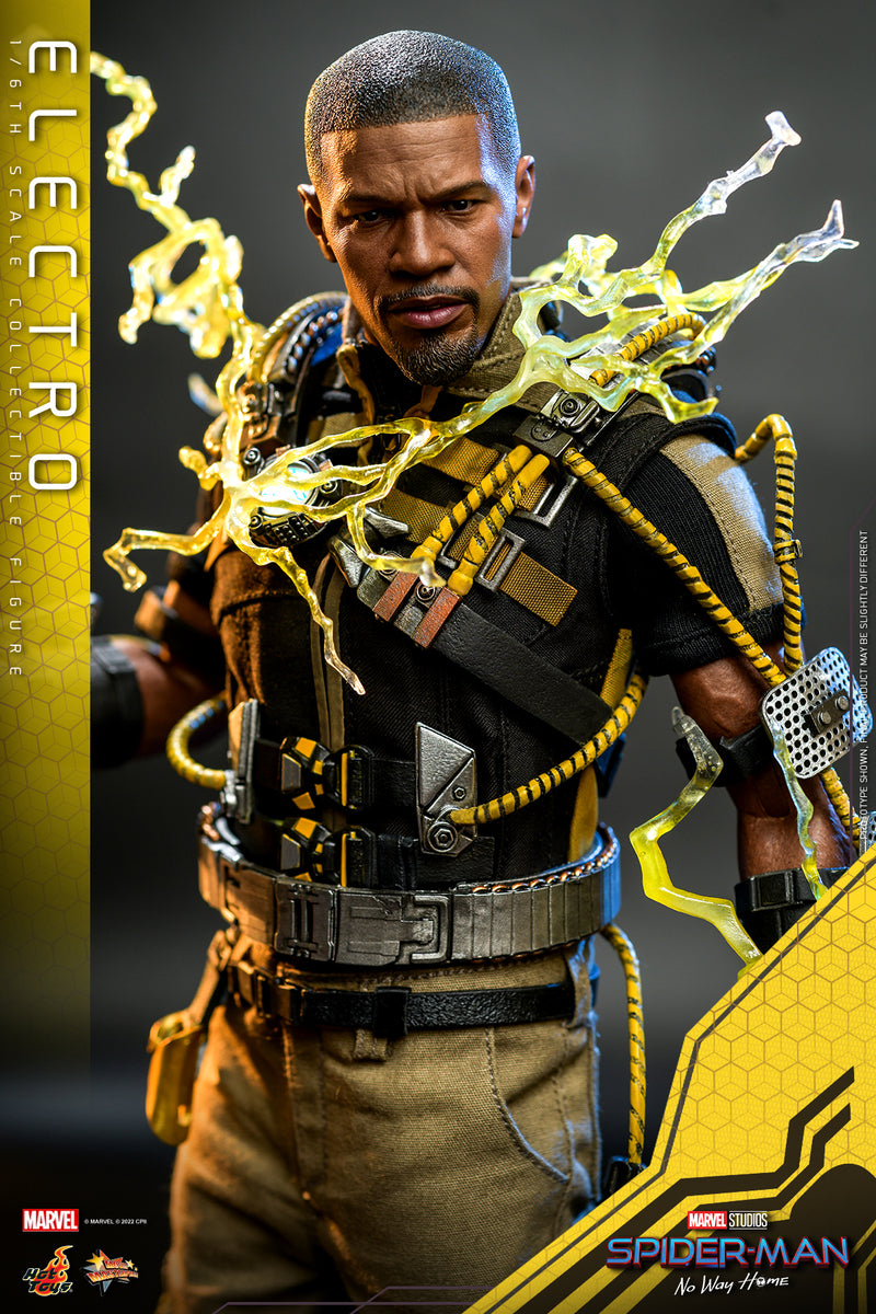 Preventa Figura Electro - Spider-Man: No Way Home marca Hot Toys MMS644 escala 1/6