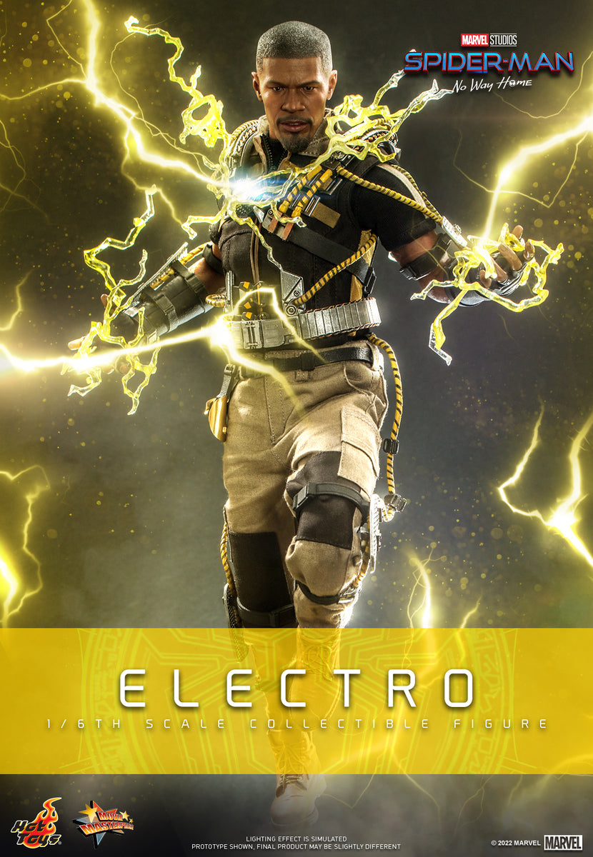 Preventa Figura Electro - Spider-Man: No Way Home marca Hot Toys MMS644 escala 1/6
