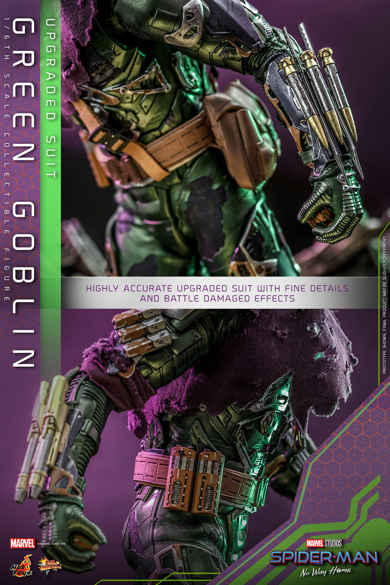 Preventa Figura Green Goblin (Upgraded Suit) - Spider-Man: No Way Home marca Hot Toys MMS674 escala 1/6