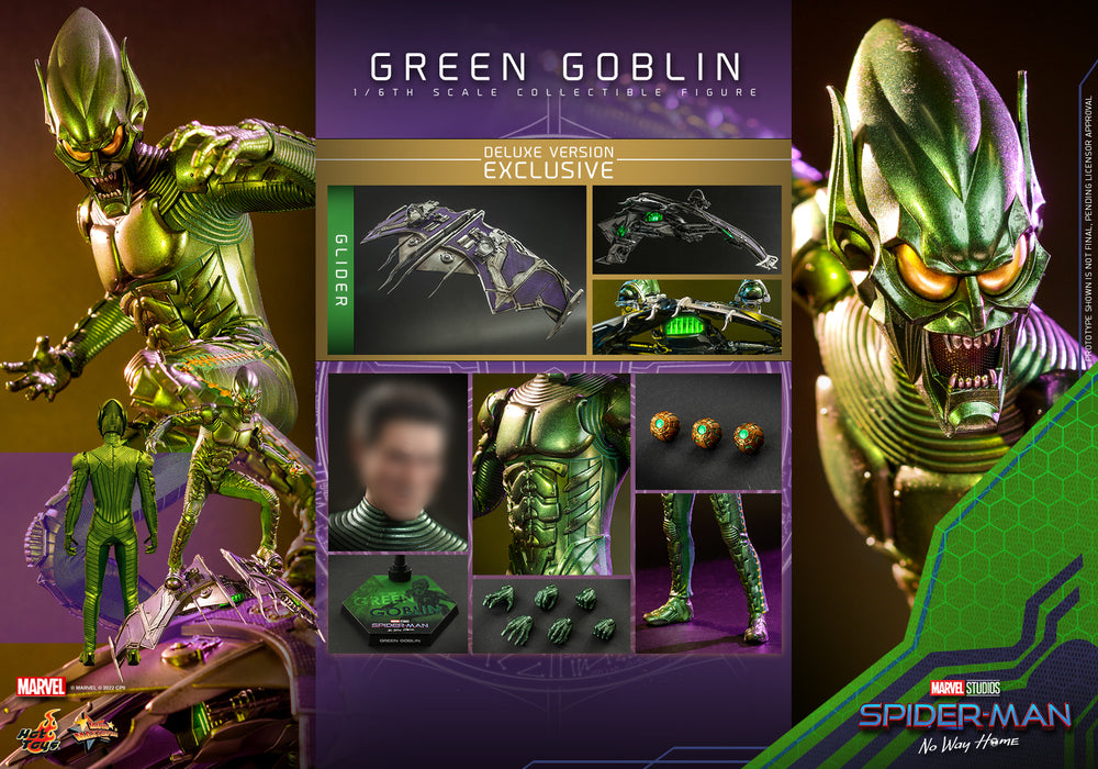 Preventa Figura Green Goblin (Deluxe version) - Spider-Man: No Way Home marca Hot Toys MMS631 escala 1/6