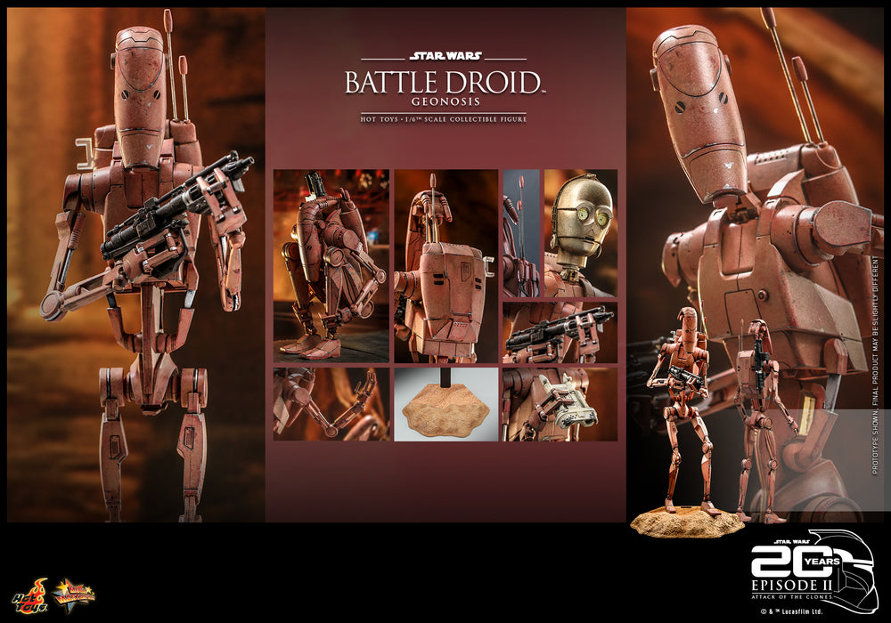 Pedido Figura Battle Droid (Geonosis) - Star Wars Episode II: Attack of the Clones ™ marca Hot Toys MMS649 escala 1/6