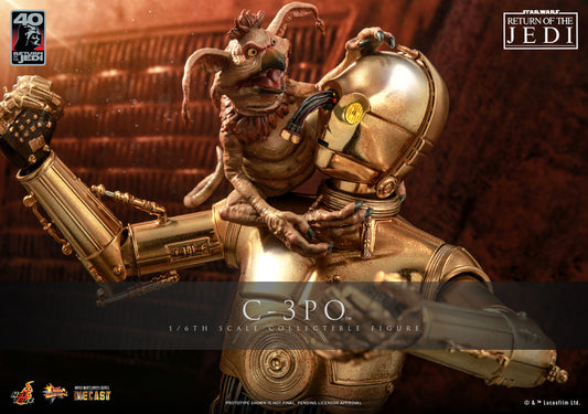 Preventa Figura C-3PO Diecast - Star Wars Episode VI: Return of the Jedi marca Hot Toys MMS701D56 escala 1/6