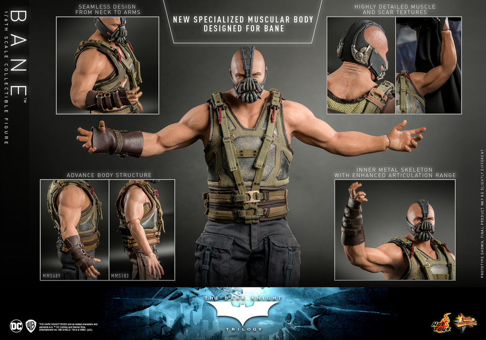 Preventa Figura Bane - The Dark Knight Trilogy marca Hot Toys MMS689 escala 1/6