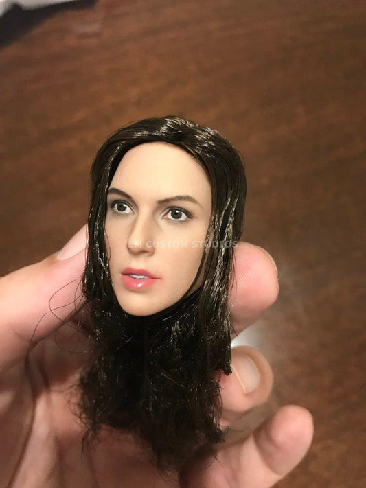 Cabeza Femenina Gal marca custom escala 1/6