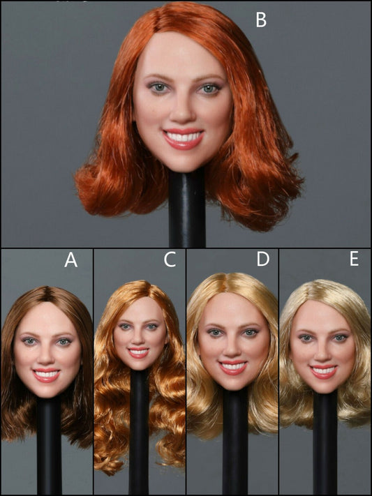 Pedido Cabeza Femenina Scarlett marca Gactoys escala 1/6