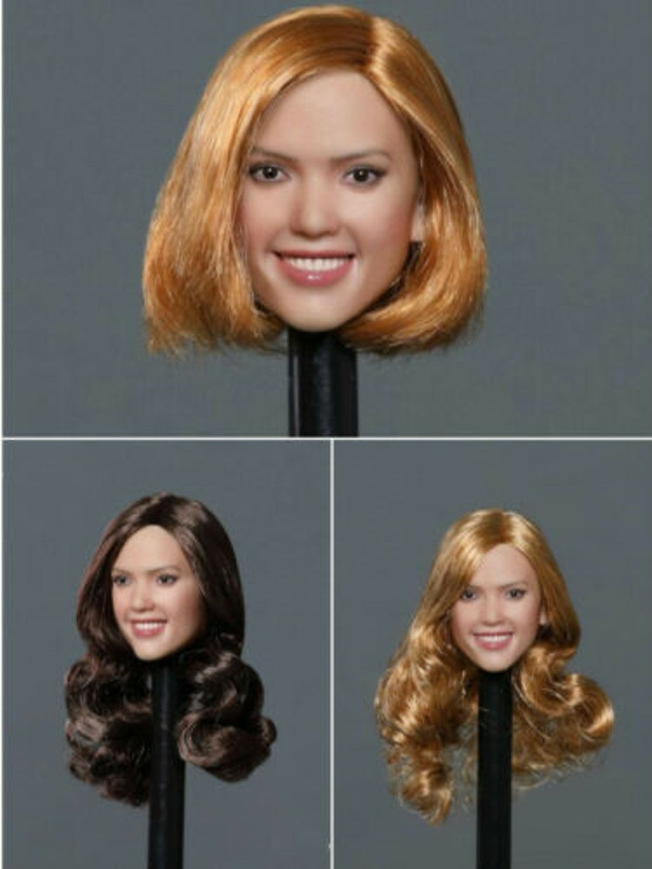 Pedido Cabeza Femenina Jessica (3 versiones) marca Gactoys escala 1/6