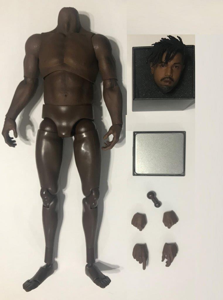 Figura Black Killer marca EM Custom Studios escala 1/6