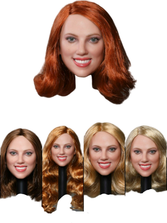 Pedido Cabeza Femenina Scarlett marca Gactoys escala 1/6