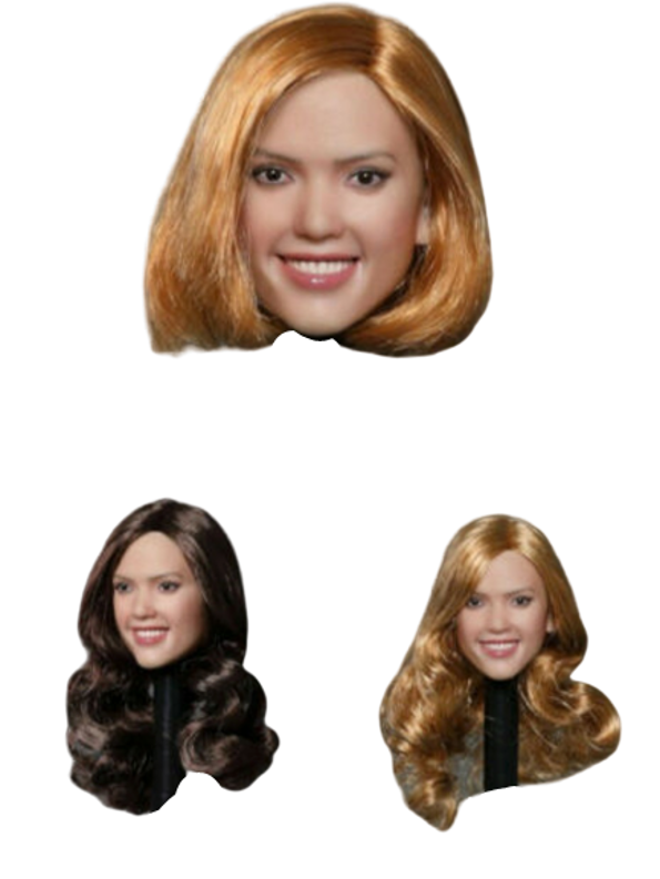 Pedido Cabeza Femenina Jessica (3 versiones) marca Gactoys escala 1/6