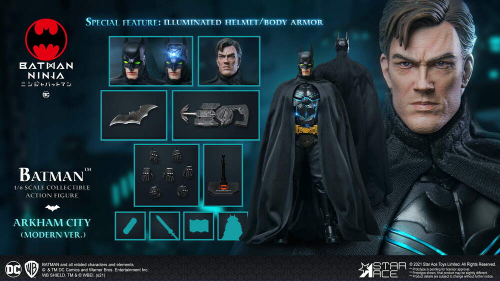 Pedido Figura Batman Modern (Deluxe version) - Batman Ninja marca Star Ace SA0103 escala 1/6