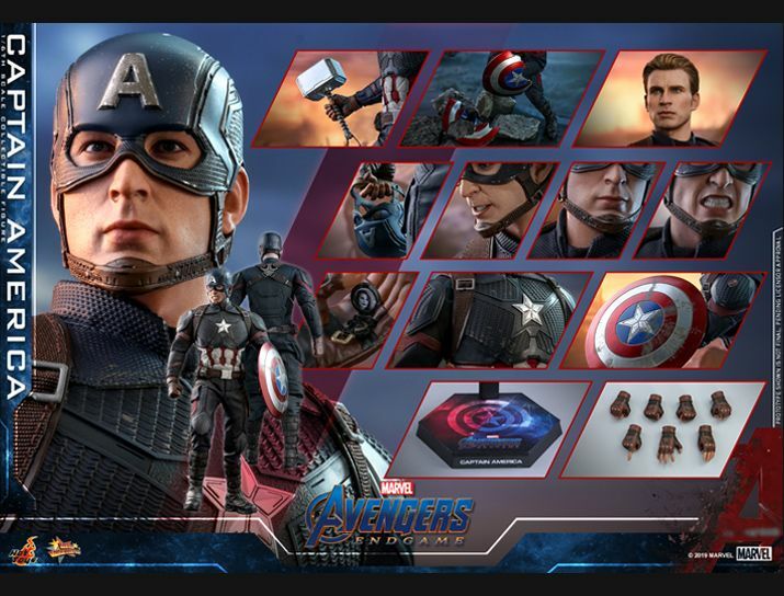 Pedido Figura Captain America - Avengers: Endgame marca Hot Toys MMS536 escala 1/6