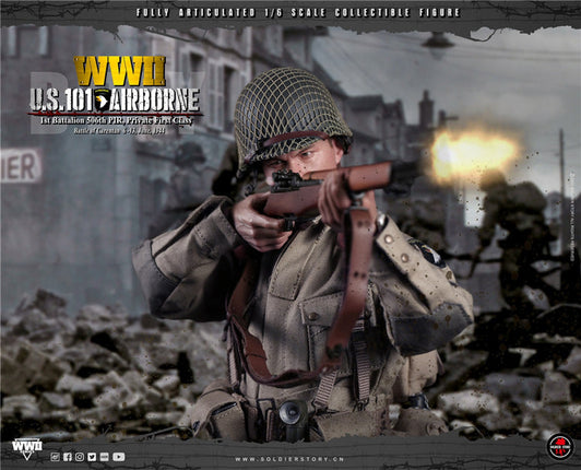Pedido Figura Private First Class - WWII US 101st Airborne 1st Battalion 506th PIR marca Soldier Story SS126 escala 1/6