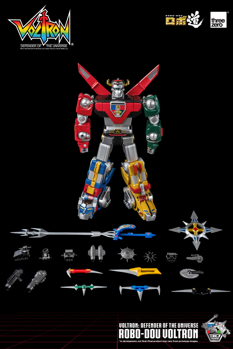 Pedido Figura ROBO-DOU Voltron - Voltron: Defender of the Universe marca Threezero 3Z0205 (27 cm)