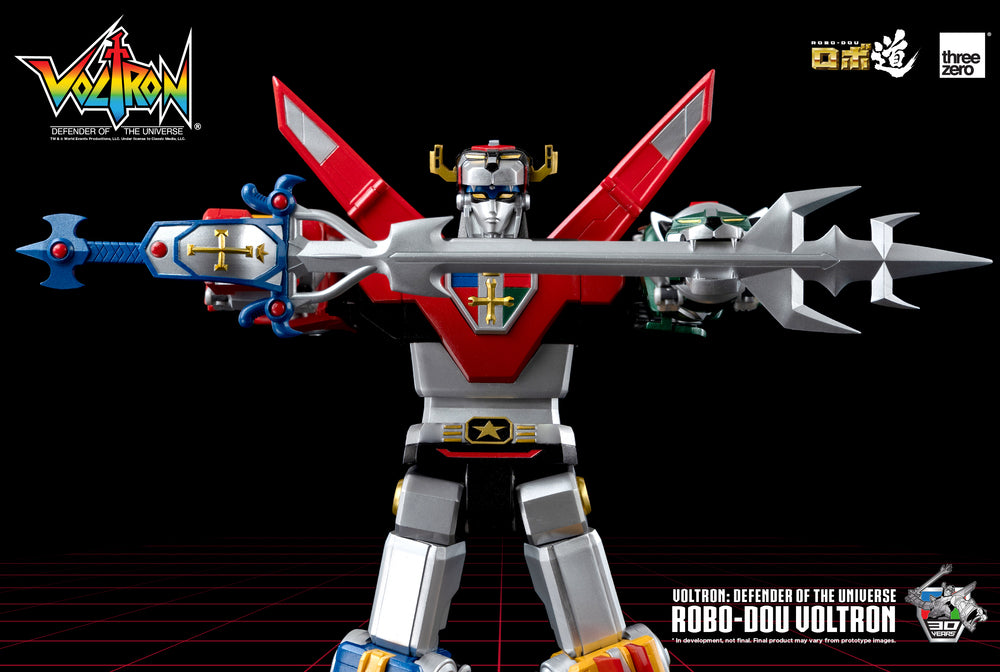 Pedido Figura ROBO-DOU Voltron - Voltron: Defender of the Universe marca Threezero 3Z0205 (27 cm)