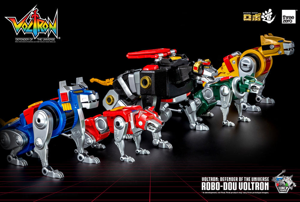 Pedido Figura ROBO-DOU Voltron - Voltron: Defender of the Universe marca Threezero 3Z0205 (27 cm)