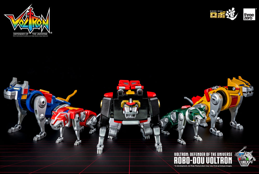 Pedido Figura ROBO-DOU Voltron - Voltron: Defender of the Universe marca Threezero 3Z0205 (27 cm)