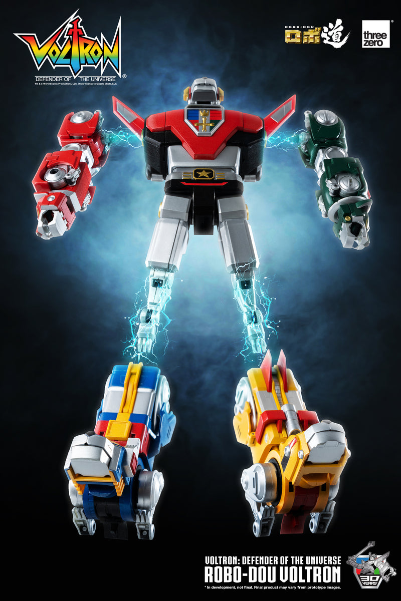 Pedido Figura ROBO-DOU Voltron - Voltron: Defender of the Universe marca Threezero 3Z0205 (27 cm)