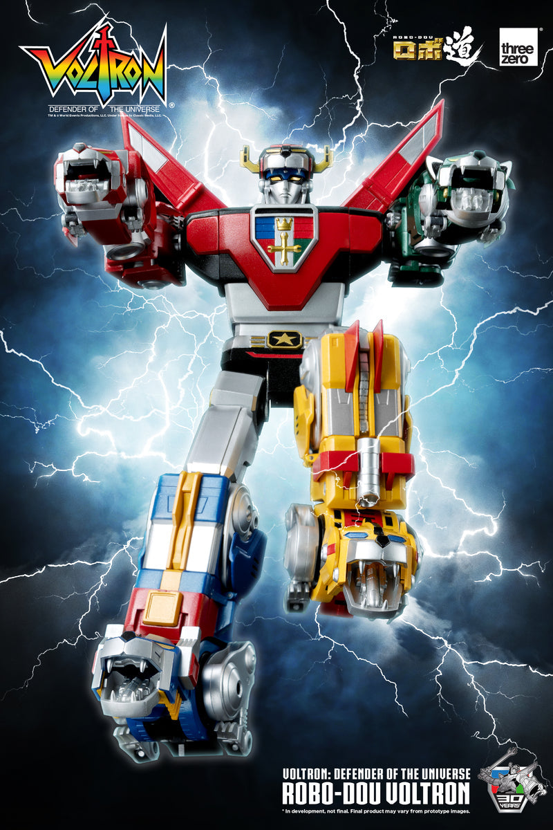 Pedido Figura ROBO-DOU Voltron - Voltron: Defender of the Universe marca Threezero 3Z0205 (27 cm)