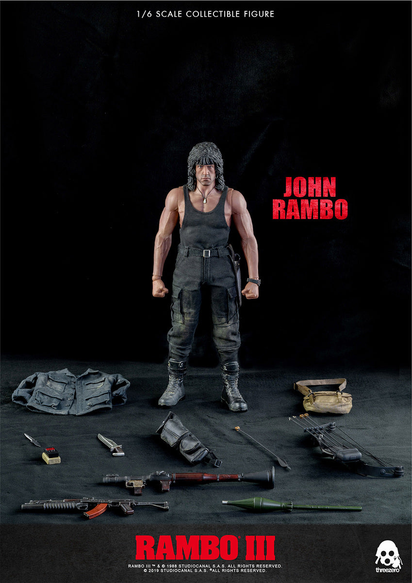Pedido Figura John Rambo - Rambo III marca Threezero escala 1/6