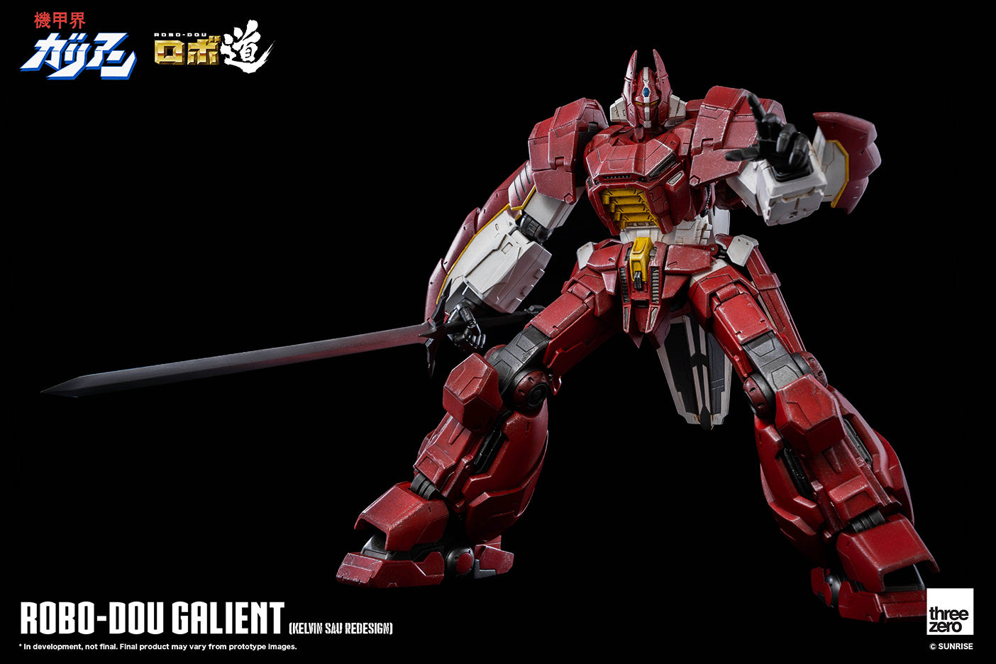 Pedido Figura ROBO-DOU Galient (Kelvin Sau Redesign) - Panzer World Galient marca Threezero 3Z0175 (24.5 cm)
