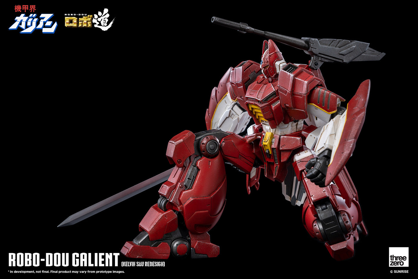 Pedido Figura ROBO-DOU Galient (Kelvin Sau Redesign) - Panzer World Galient marca Threezero 3Z0175 (24.5 cm)