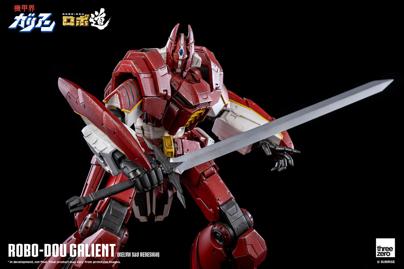Pedido Figura ROBO-DOU Galient (Kelvin Sau Redesign) - Panzer World Galient marca Threezero 3Z0175 (24.5 cm)