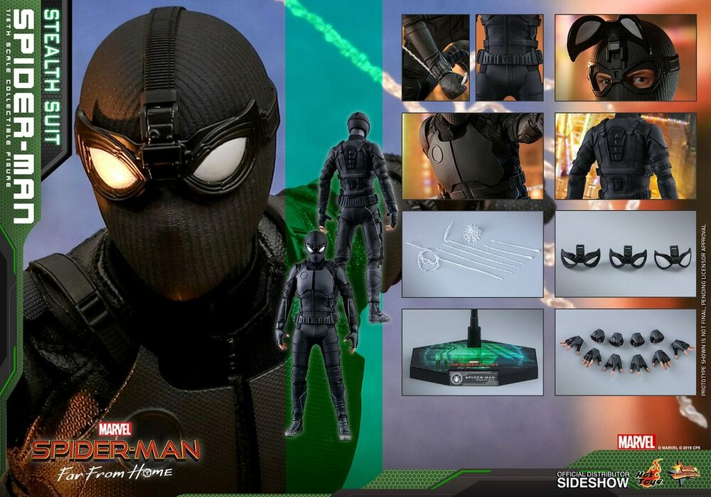 Pedido Figura Spider-Man Stealth Suit - Spider-Man: Far From Home marca Hot Toys MMS540 escala 1/6