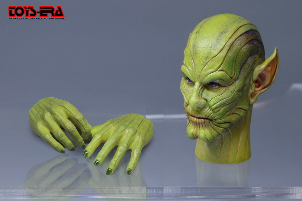 Pedido Set Cabeza y manos verdes marca Toys Era escala 1/6