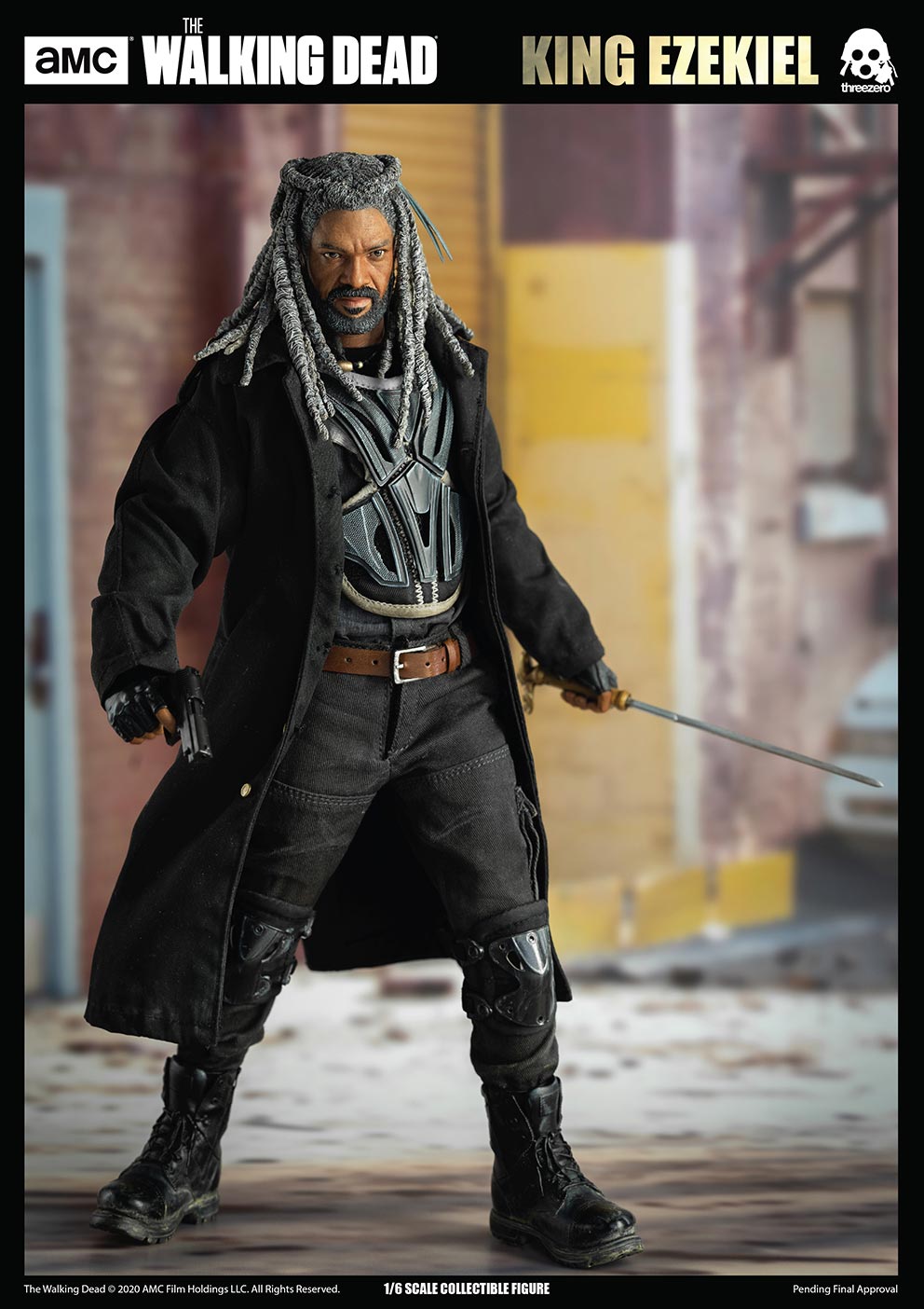 Pedido Figura King Ezekiel - The Walking Dead marca Threezero 3Z0090 escala 1/6