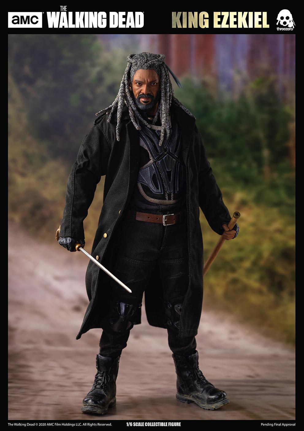 Pedido Figura King Ezekiel - The Walking Dead marca Threezero 3Z0090 escala 1/6