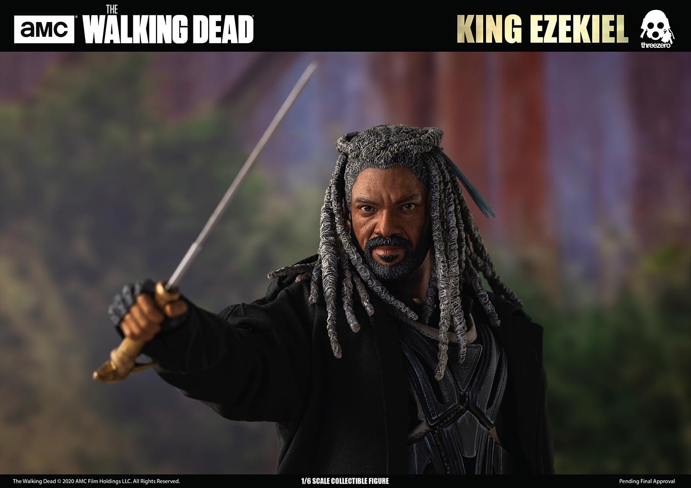 Pedido Figura King Ezekiel - The Walking Dead marca Threezero 3Z0090 escala 1/6