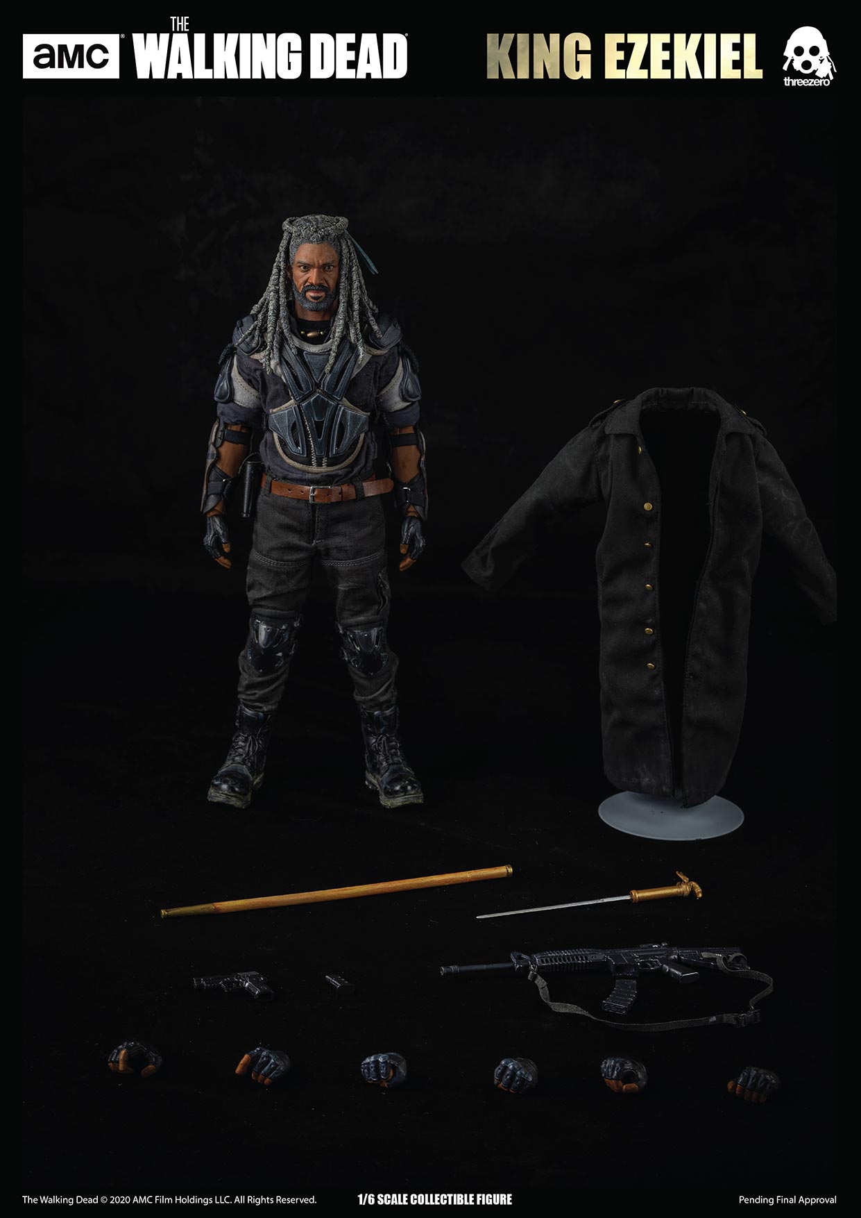 Pedido Figura King Ezekiel - The Walking Dead marca Threezero 3Z0090 escala 1/6