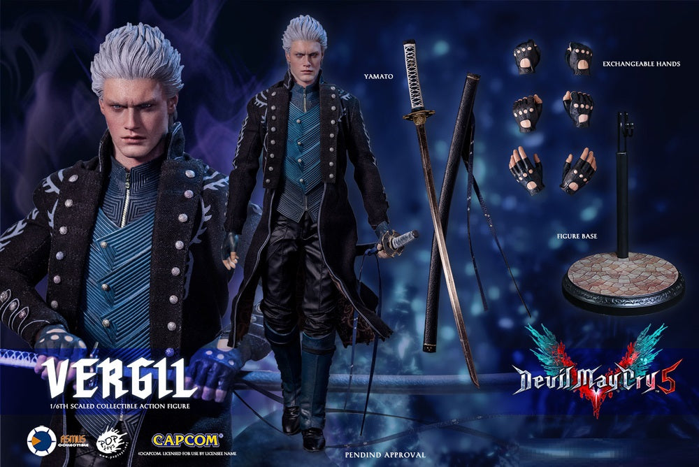Pedido Figura Vergil - Devil May Cry V (DMC V) marca Asmus Toys DMC500 escala 1/6