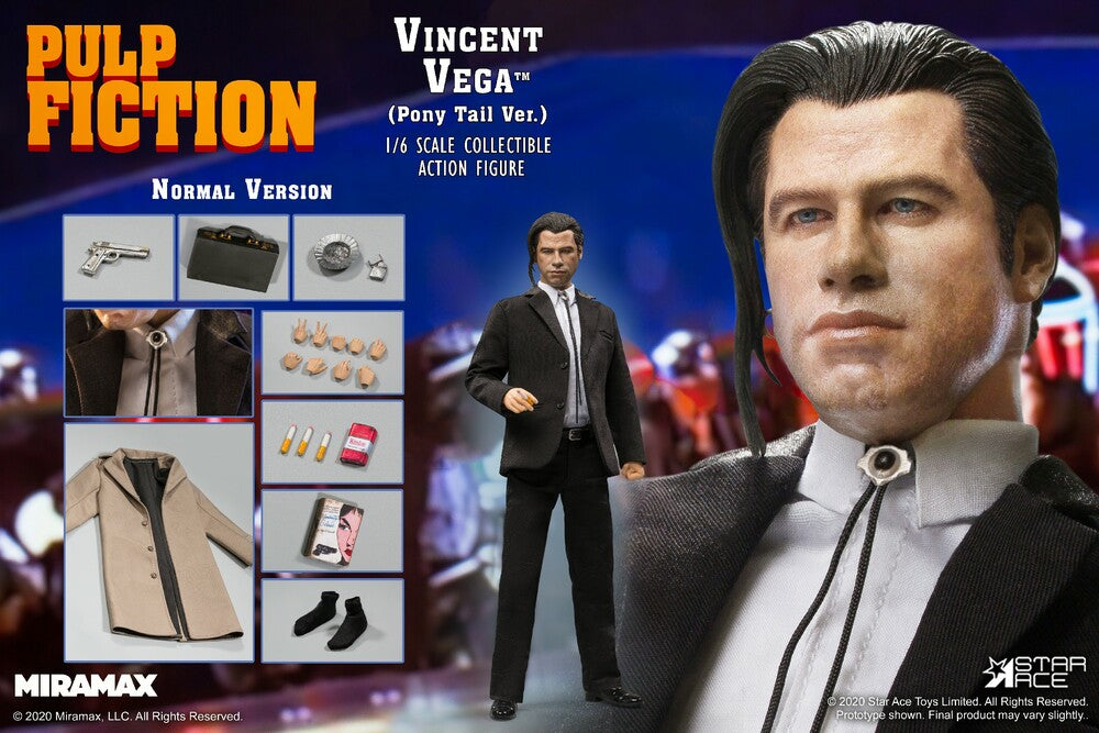 Pedido Figura Vincent Vega 2.0 (Pony Tail Version) Pulp Fiction marca Star Ace Toys SA0086 escala 1/6
