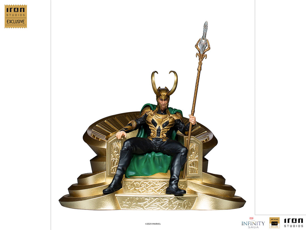 Pedido Estatua Loki on throne (CCXP Exclusiva) - Infinity Saga marca Iron Studios escala de arte 1/10