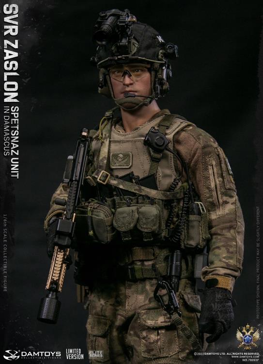 Preventa Figura SVR Zaslon in Damascus (Limited Version) - Russian Spetsnaz Unit marca Damtoys 78093F escala 1/6