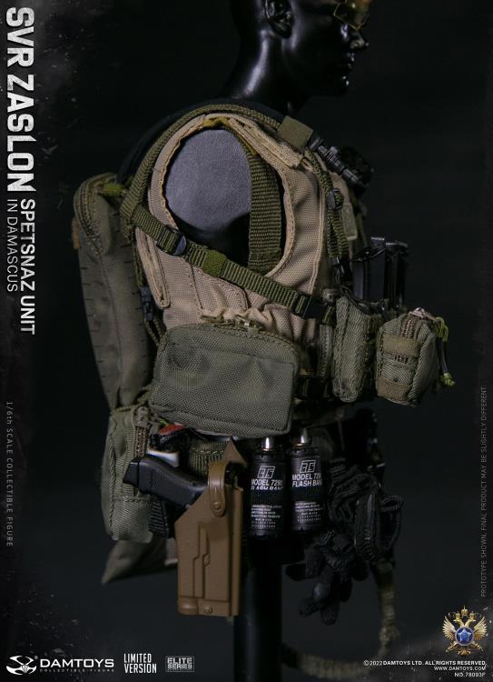 Preventa Figura SVR Zaslon in Damascus (Limited Version) - Russian Spetsnaz Unit marca Damtoys 78093F escala 1/6