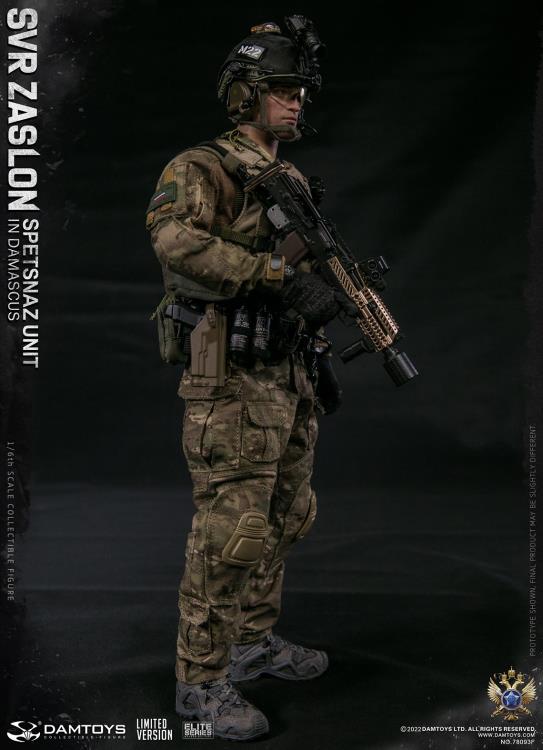 Preventa Figura SVR Zaslon in Damascus (Limited Version) - Russian Spetsnaz Unit marca Damtoys 78093F escala 1/6