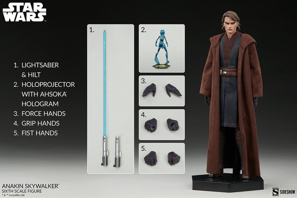 Pedido Figura Anakin Skywalker™ - Star Wars: The Clone Wars™ marca Sideshow Collectibles escala 1/6