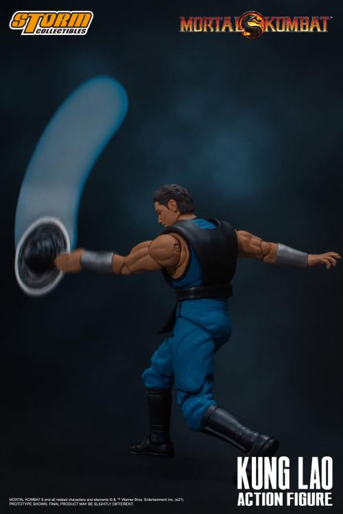 Pedido Figura Kung Lao - Mortal Kombat 2 Vs Series marca Storm Collectibles escala pequeña 1/12