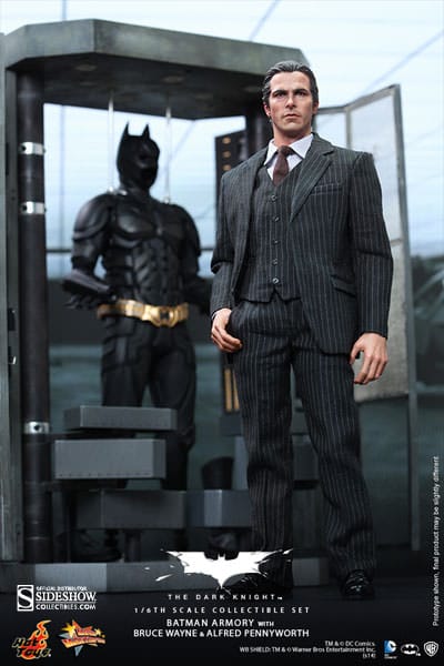 Pedido Figuras Batman Armory con Bruce Wayne y Alfred marca Hot Toys MMS236 escala 1/6