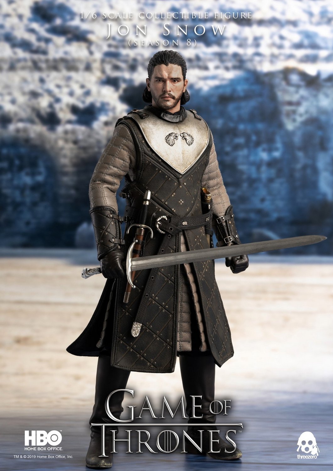 Pedido Figura Jon Snow - Game of Thrones Season 8 marca Threezero 3Z0101 escala 1/6