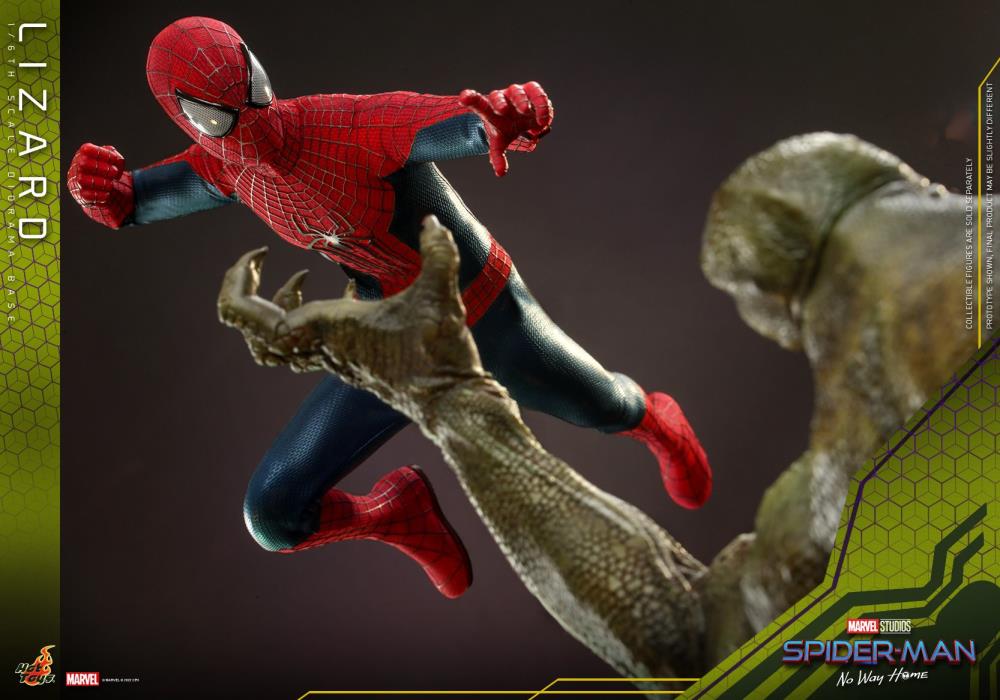 Preventa Base Diorama Lizard - Spider-Man: No Way Home marca Hot Toys ACS013 escala 1/6