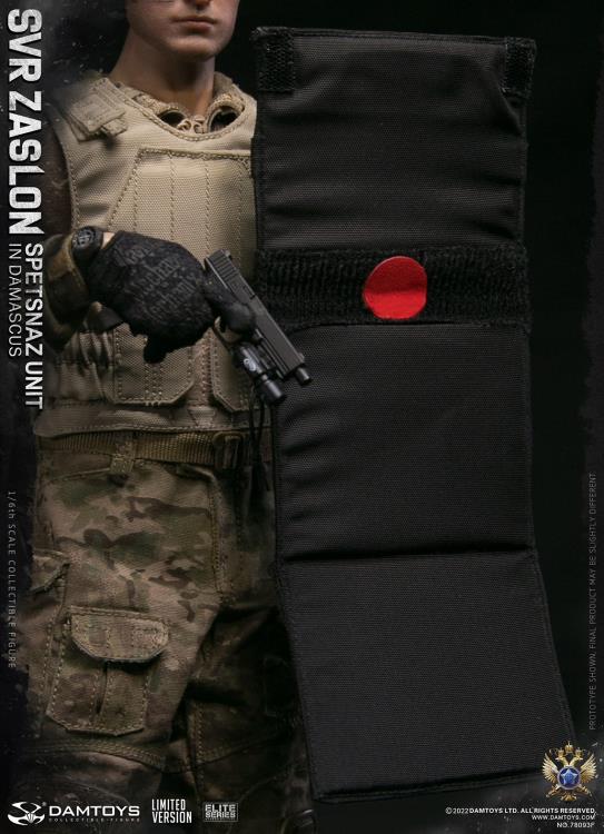 Preventa Figura SVR Zaslon in Damascus (Limited Version) - Russian Spetsnaz Unit marca Damtoys 78093F escala 1/6