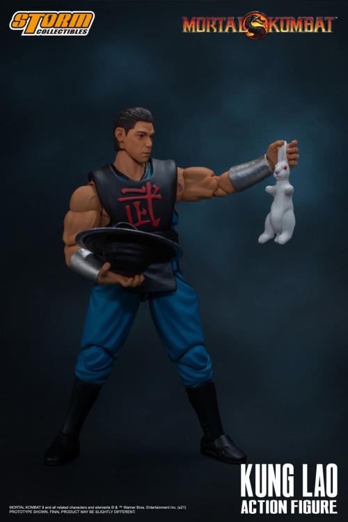 Pedido Figura Kung Lao - Mortal Kombat 2 Vs Series marca Storm Collectibles escala pequeña 1/12